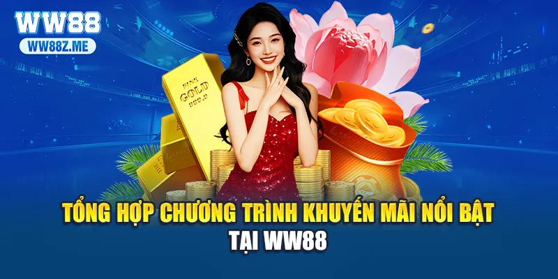 Tổng hợp chương trình khuyến mãi nổi bật tại WW88